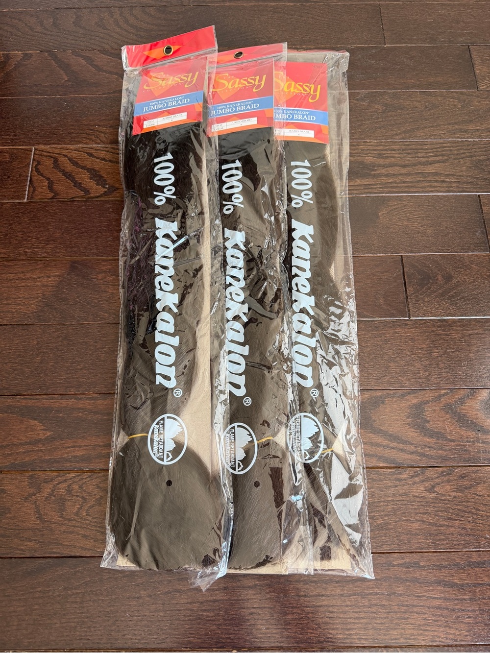 Sassy 100% Kanekalon Jumbo Braid - color 6 medium chestnut brown